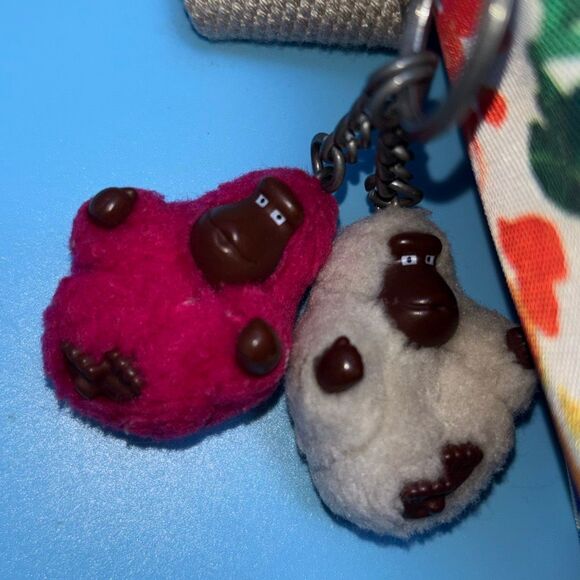 Kipling Callie printed crossbody purse bag floral splatter 2 monkeys - Picture 10 of 10